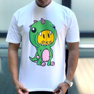 DINODREW Tee White Tee Green Dino Drew House